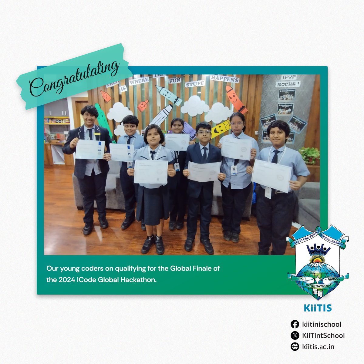 KiiTIntSchool's tweet photo. Special congratulations to Anwesha Tetarave of Grade 3A IPYP for securing the 1st rank in Asia Nationals. All the best for the Globals!

#kiitis #KiiTIS #school #schoollife #school #schooldays #achieve #achievement #achieve #Congratulations #Congrats #congratutions https://t.co/RH4Ay4jX17