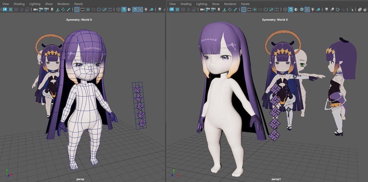 還剩下一次課程，希望教得完。
#Maya3D #3DModel