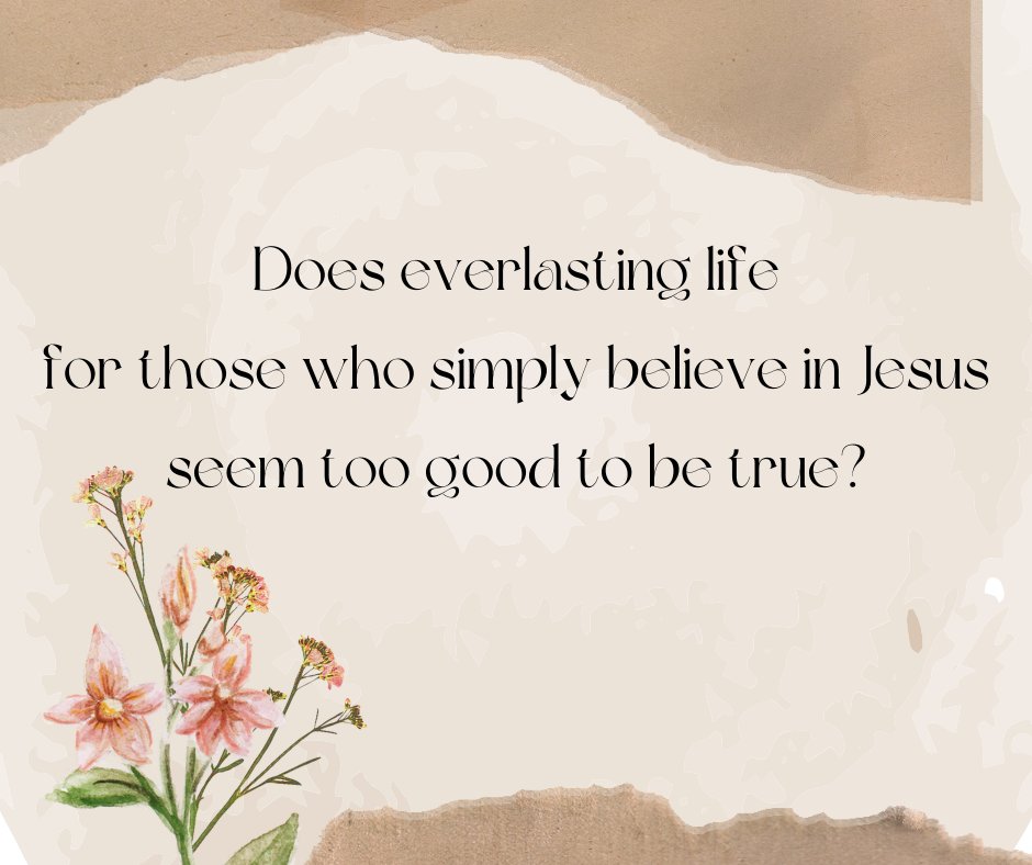 GESwebmaster's tweet photo. How Do We Know Everlasting Life Is Everlasting? 
https://t.co/RGXeSxRQUW https://t.co/KiGHh7L7y5
