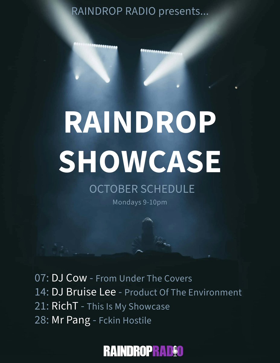 This week on the showcase it’s DJ Cow with From Under the Covers (a thinly veiled theme)! 🤔 at 9pm ❤️