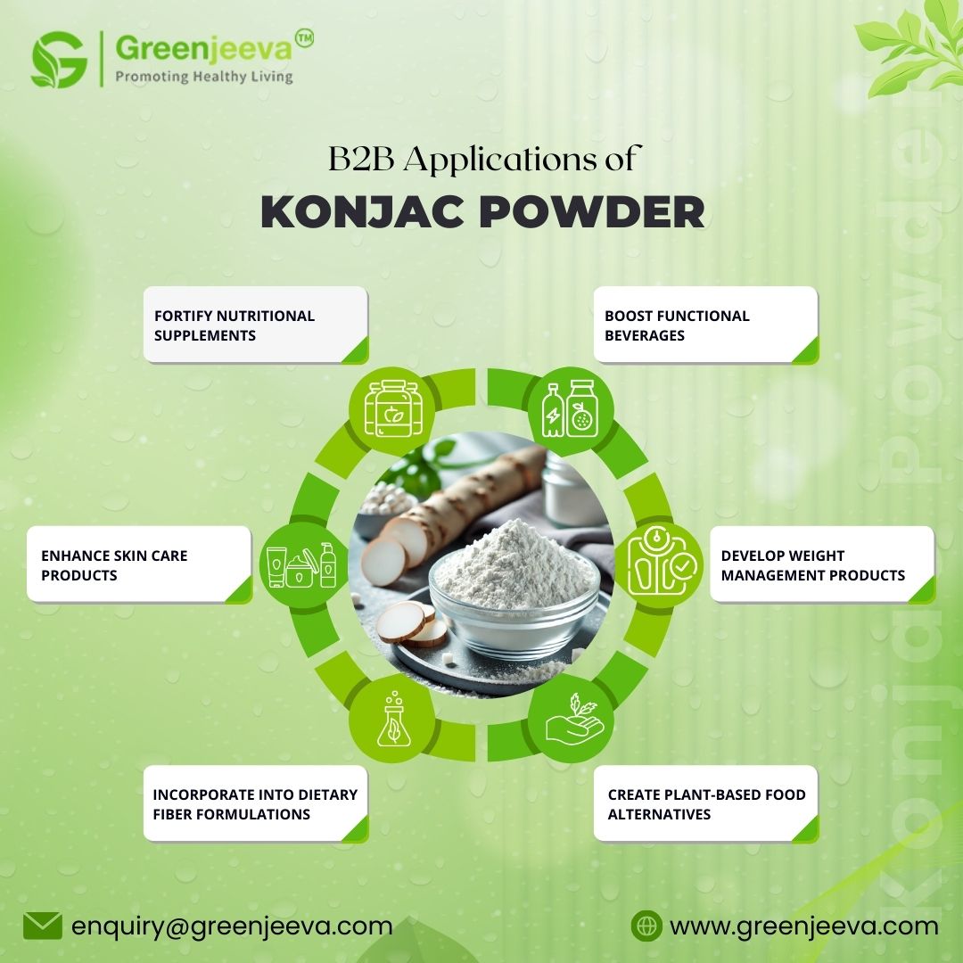 GreenJeeva's tweet image. Empower your product formulations with this natural, fiber-rich ingredient!

📧 enquiry@greenjeeva.com
🌐 greenjeeva.com/product/Konjac…

#KonjacPowder #B2BApplications #WeightManagement