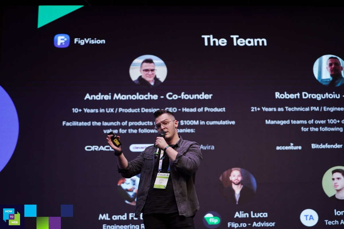 UnderlineVC's tweet photo. ๐จ#FigVision takes home the @how_to_web 2024 Spotlight startup competition #investment prize of โฌ350.000, syndicated by us, @GapMinderVC & @StartupWiseGuys. ๐Congrats, Andrei Manolache & Robert Dragutoiu! #howtoweb #underline https://t.co/NhRwF1UPbI