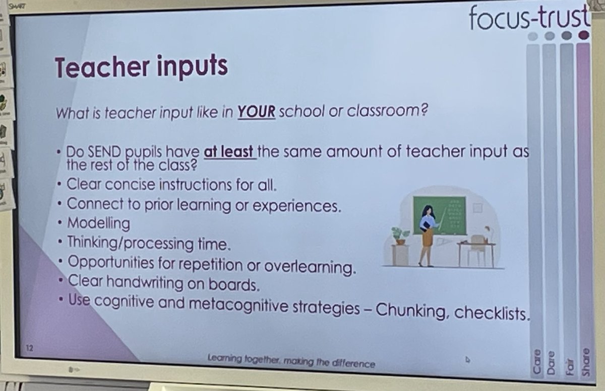 FocusTrust1's tweet image. What an inspirational session our colleagues have had with Mrs Armitage ⁦@BoothroydAcad⁩ here ⁦@TeamManorGreen⁩  #qualityfirstteaching  #inclusion #relationships #SEND #communication