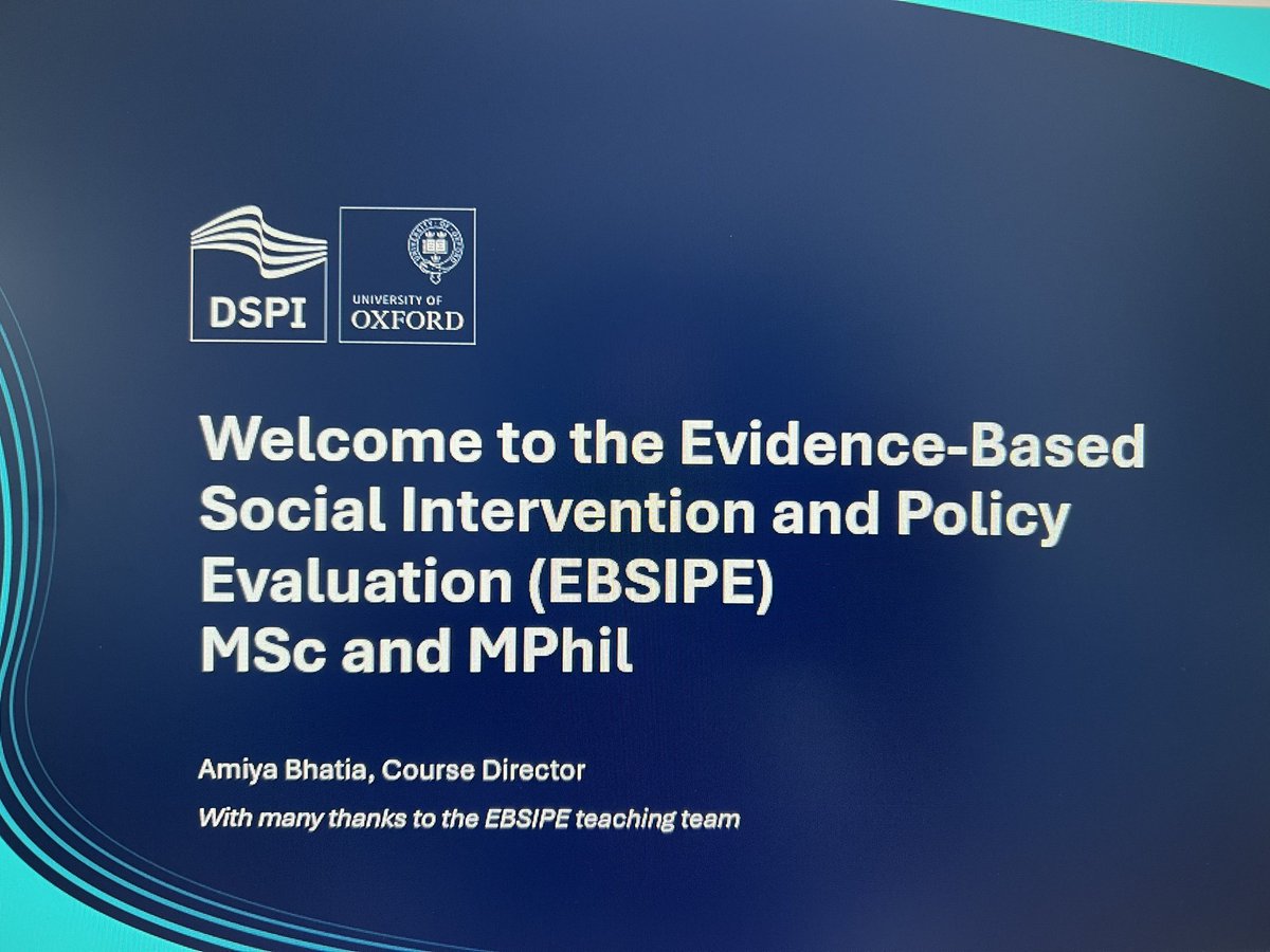 A warm welcome to our new <a href="/DSPI_Oxford/">Oxford DSPI</a> MSc, MPhil and DPhil students! Wonderful to see everyone this morning as we kick off induction week!