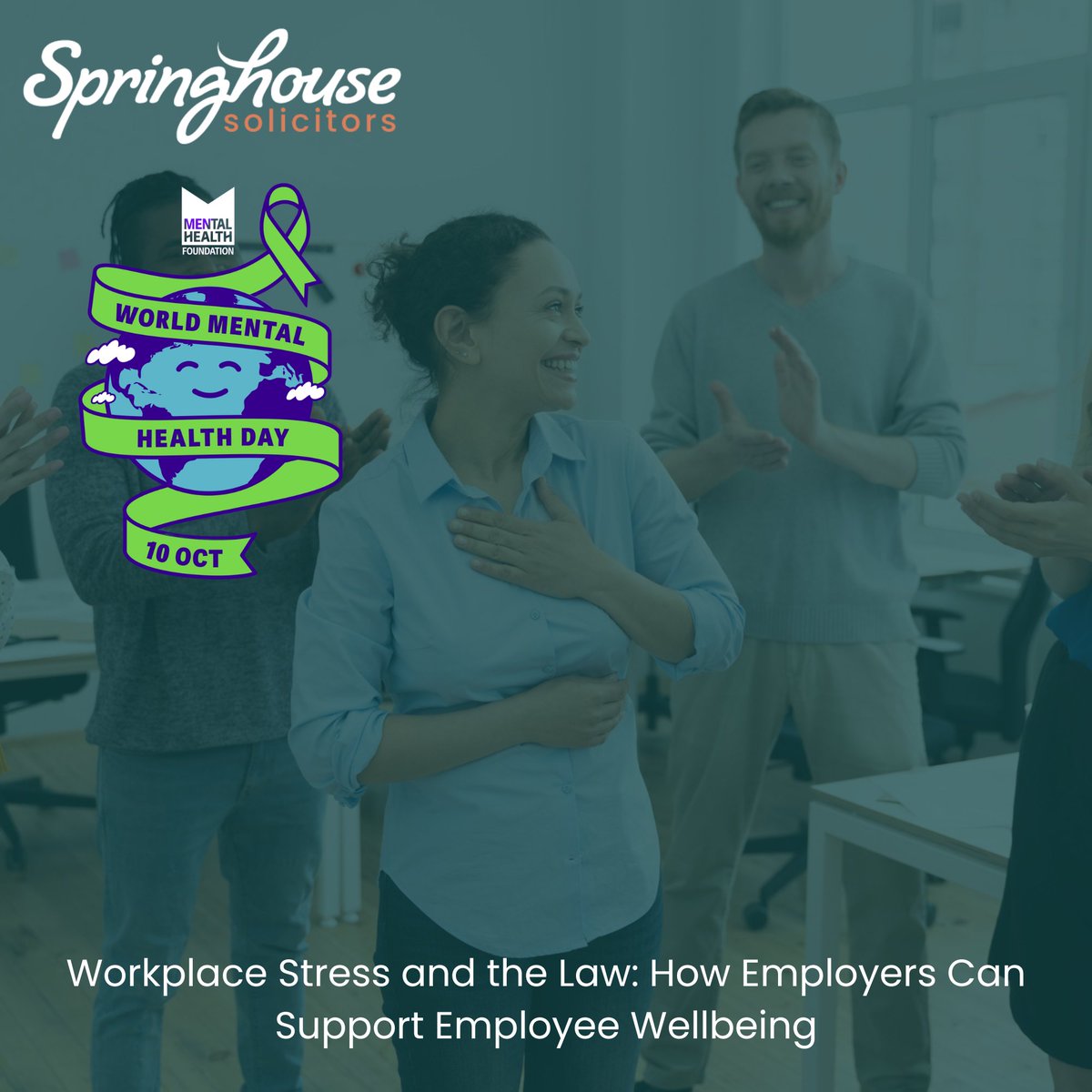 🌟 Prioritise Workplace Wellbeing! 🌟 Managing workplace stress is not just good for your team—it’s a legal obligation. Discover strategies and legal insights to support your employees' health and productivity. 

🔗 springhouselaw.com/workplace-stre…

#EmployeeWellbeing #MentalHealth #HR