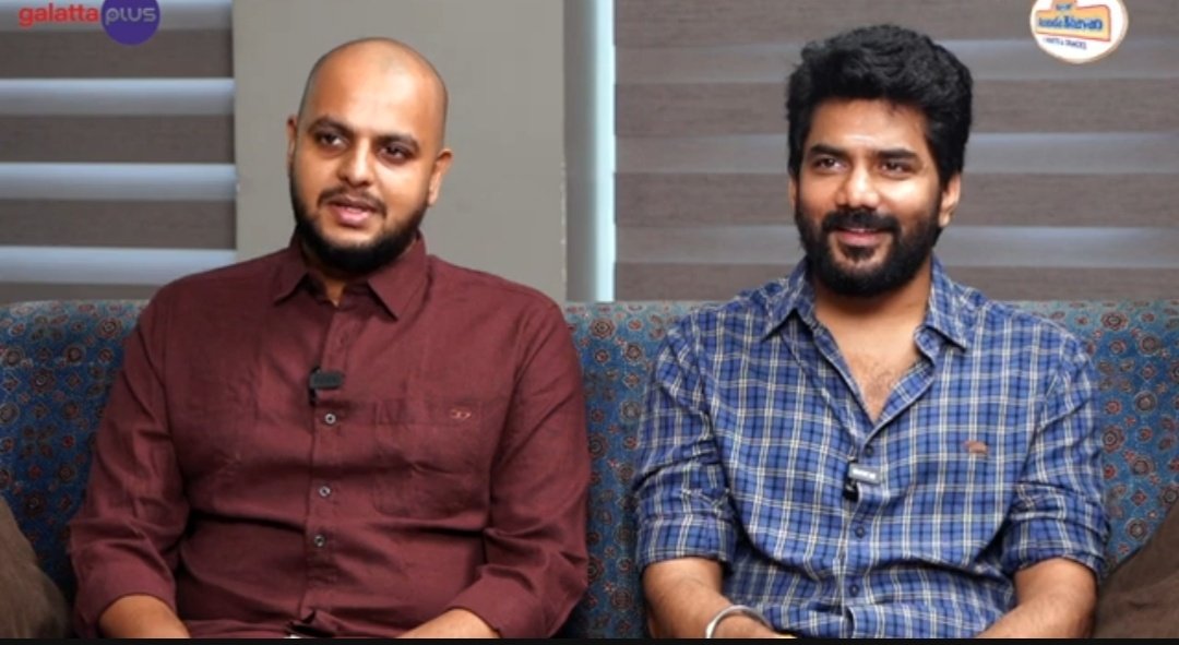 connradfisher's tweet photo. Galatta IV @Kavin_m_0431 &amp; Director @afilmbysb 😍❤️

https://t.co/vTrhwlUfoT

#Kavin  #BloodyBeggar https://t.co/wPlSwsDadN