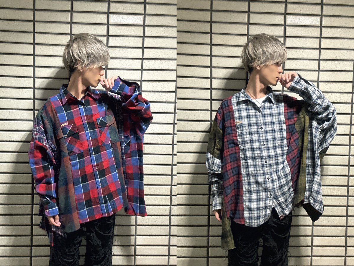 gekirock_shop's tweet photo. グランジ・ロックからインスパイア🎸
KOKOBAKIA(ココバキア)新規取扱い開始‼️
https://t.co/cPE1Iy1n7W

リメイクシャツやブリーチ、ダメージ加工が施されたスウェットが登場！店頭ではご試着可能👍

シャツは限定5点で1点物の為、
お早めのご来店を！

毎日20時まで営業⏰
https://t.co/yRidciaNJd https://t.co/lRdwKg1wZ1