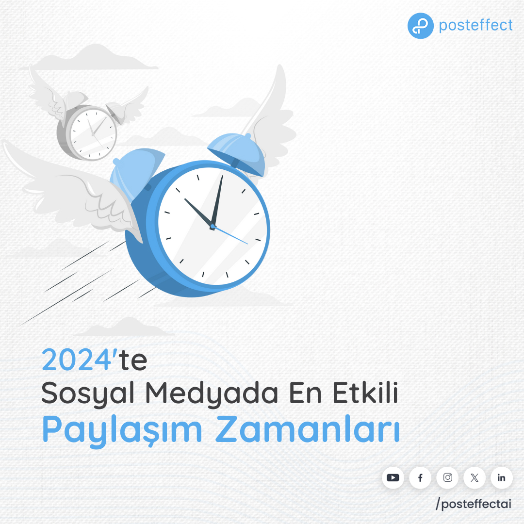 posteffectai's tweet photo. Sosyal medyada doğru zamanda içerik paylaşmak çok önemlidir. Araştırmalara göre Pazartesi ve Perşembe günleri 11:00-14:00 arası, platforma bağlı olarak en yoğun etkileşim saatleridir.⏰

 Sosyal medya merkezi Posteffect’i takip edin markanıza değer katın! https://t.co/jReBAoHAOX