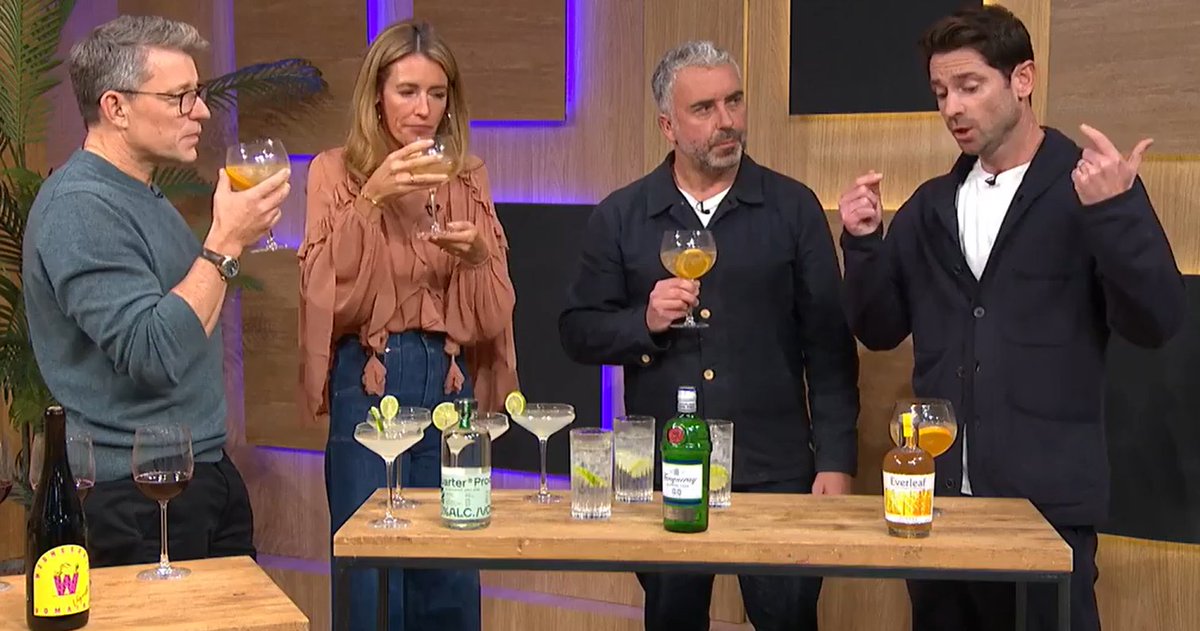 The Thinking Drinkers On Tour (@thinkingdrinks) on Twitter photo Popped into <a href="/thismorning/">This Morning</a> earlier to taste some Low&No drinks with <a href="/benshephard/">Ben Shephard</a> & <a href="/catdeeley/">Cat Deeley</a>.
Including <a href="/guinness/">Guinness</a> <a href="/everleafdrinks/">everleafdrinks</a> <a href="/BeavertownBeer/">Beavertown Brewery</a> <a href="/NaughtyWines/">Naughty Wines.eu</a> <a href="/quarterproof/">quarter</a> & <a href="/Heineken_UK/">Heineken® UK</a>
We don't abstain in #soberoctober but we DO #drinklessdrinkbetter
tinyurl.com/2s37vmys Popped into <a href="/thismorning/">This Morning</a> earlier to taste some Low&No drinks with <a href="/benshephard/">Ben Shephard</a> & <a href="/catdeeley/">Cat Deeley</a>.
Including <a href="/guinness/">Guinness</a> <a href="/everleafdrinks/">everleafdrinks</a> <a href="/BeavertownBeer/">Beavertown Brewery</a> <a href="/NaughtyWines/">Naughty Wines.eu</a> <a href="/quarterproof/">quarter</a> & <a href="/Heineken_UK/">Heineken® UK</a>
We don't abstain in #soberoctober but we DO #drinklessdrinkbetter
tinyurl.com/2s37vmys