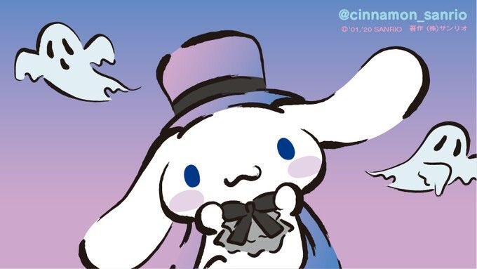 piinkimi_'s tweet photo. spooky cinnamoroll https://t.co/SYu4nvCKBF