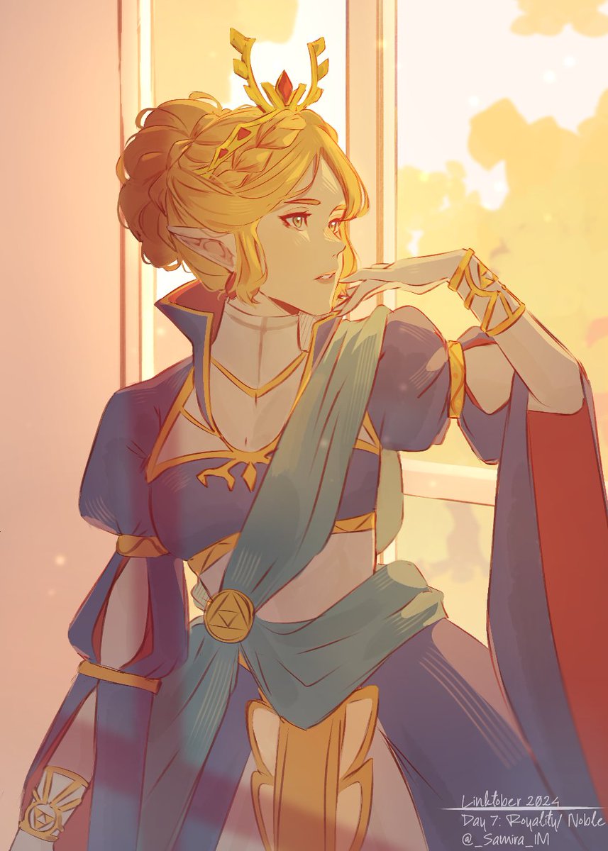 Samiraim_'s tweet photo. Day 7: Royality/ Noble👑

#linktober #linktober2024 #Zelda #thelegendofzelda https://t.co/Jpe0dkRHCS