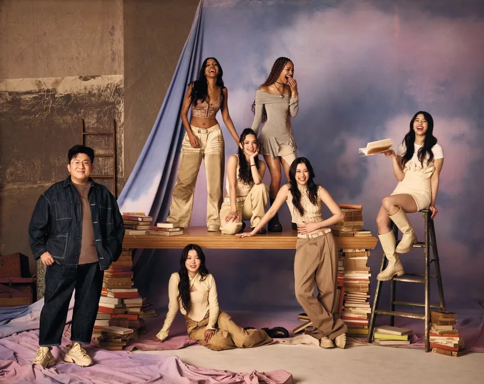 KATSEYE in a new photo via The New Yorker Magazine. 

#KATSEYE <a href="/katseyeworld/">KATSEYE</a>