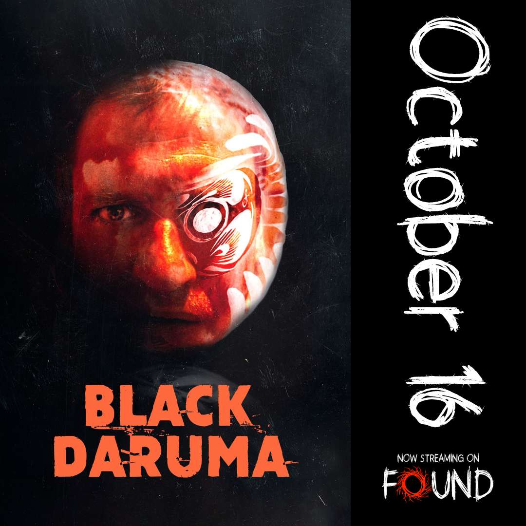 watchfoundtv's tweet photo. 🎥🎎 Day 16 of 31: When an unemployed man buys a "lucky" Daruma doll, his life starts spiraling out of control—and not in a good way. 😱 Watch BLACK DARUMA now on FOUND #31Films31Days   https://t.co/I4RiVvIlFp https://t.co/xl1WgcJTuF