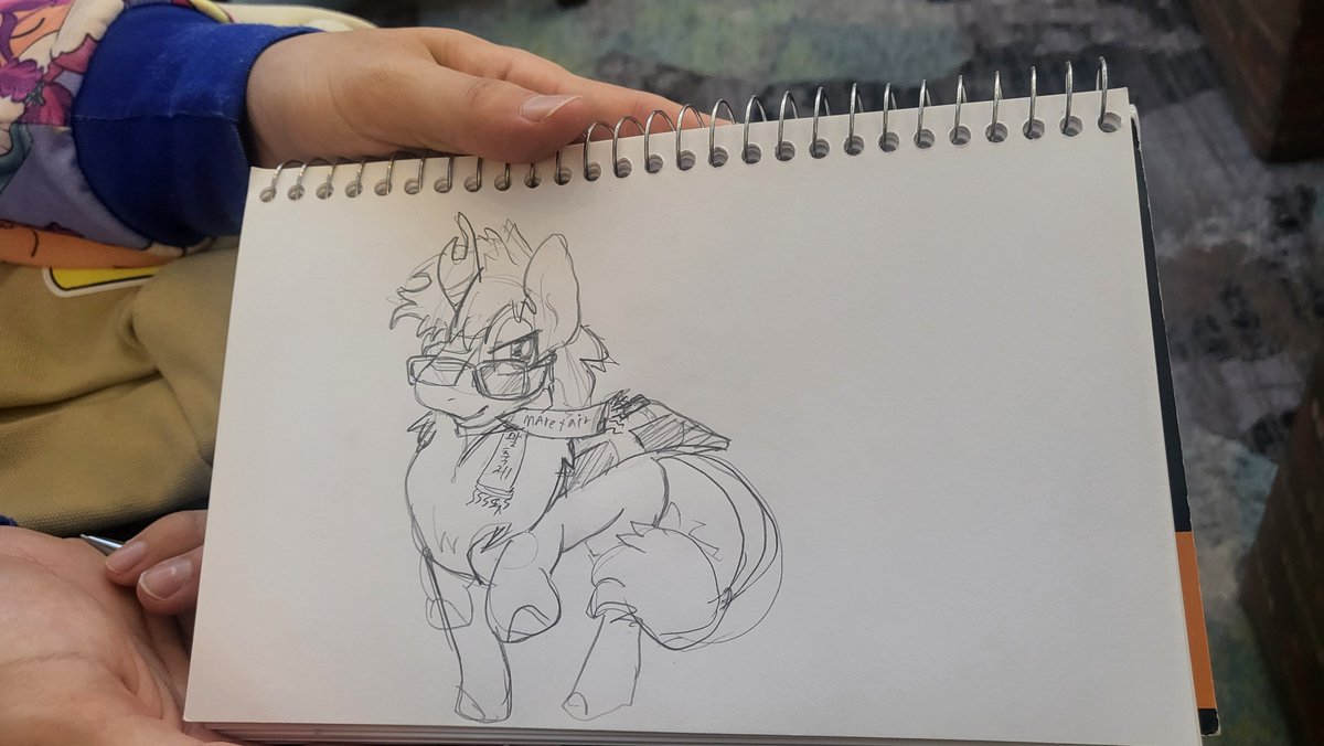 LexRudera's tweet photo. @New_Happydog @yidwags @El_Egregorebox @spagootis It's you! Thank you! I really do need to practice and become a better artist. https://t.co/YLFKN42mjs