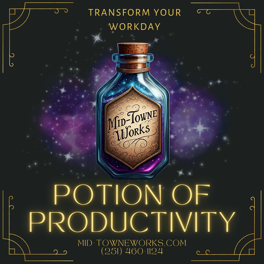 midtowneworks's tweet image. Our office space is like magic, transforming your workday into a realm of focus and inspiration. ✨ Come experience the enchantment for yourself! #MagicalWorkspace #MidTowneWorks #ProductivityBoost&quot;