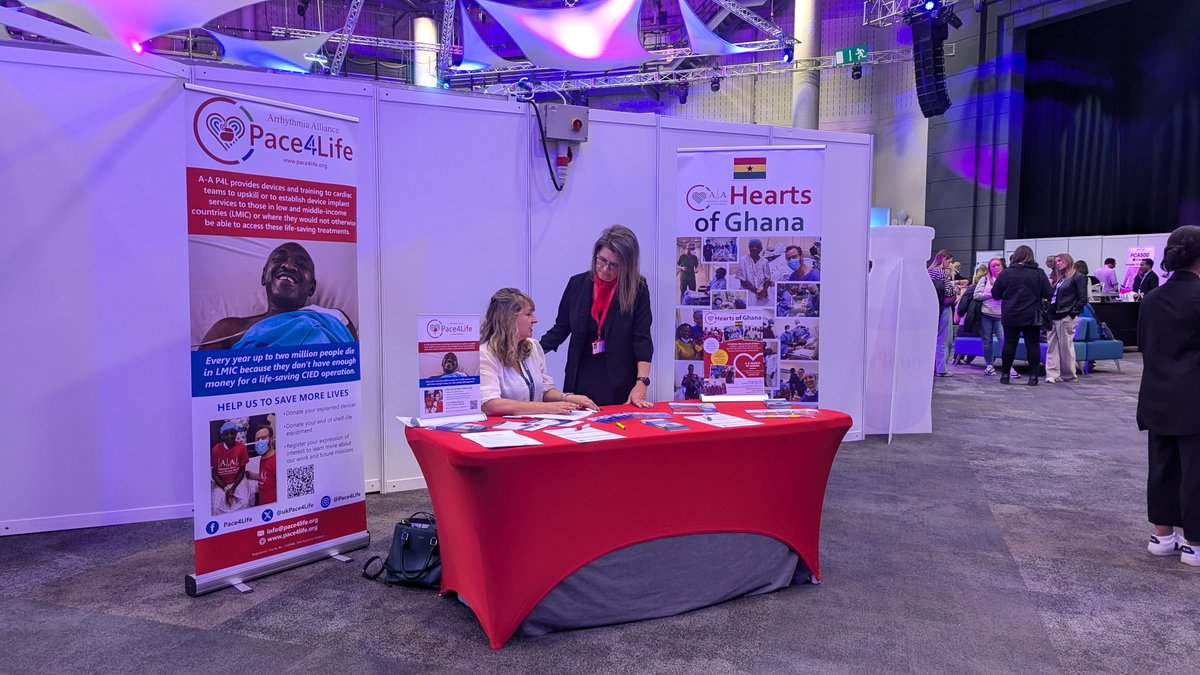 heartrhythmcong's tweet photo. Be sure to visit the @ukPace4Life stand at Heart Rhythm Congress! It is a great opportunity to learn more about the programme and how they donate cardiac implantable electronic devices to people in need in low-and middle-income countries (LMIC). #HRC2024 #P4L #Pace4Life https://t.co/muqYTWWXqx