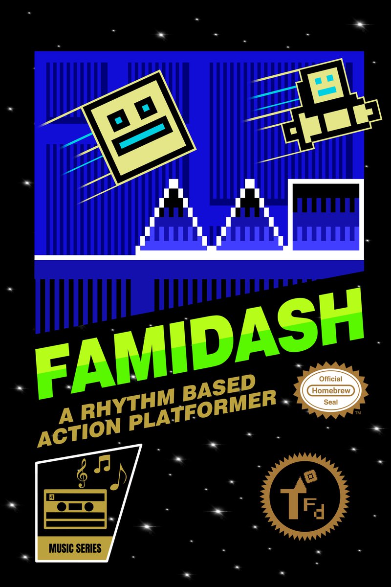 COMING THIS WEEK

#GeometryDash #Famidash #NES #Homebrew #NESdev