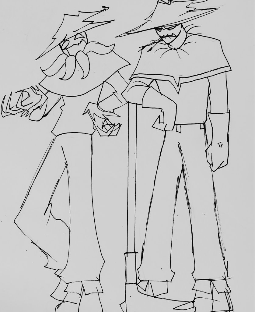 zardy_onelove's tweet photo. J: phahaha! I can't do anything, Im just handsome and you are old! 
Z: I'm not old dumbass, if you continue "joking" I'll punch your pumpkin face.
J: haha.. grandpa is grumbling)0)

#zardysmaze #zardy #zardyscave #pumpkinjack #draw #art https://t.co/2DYu22PY3t
