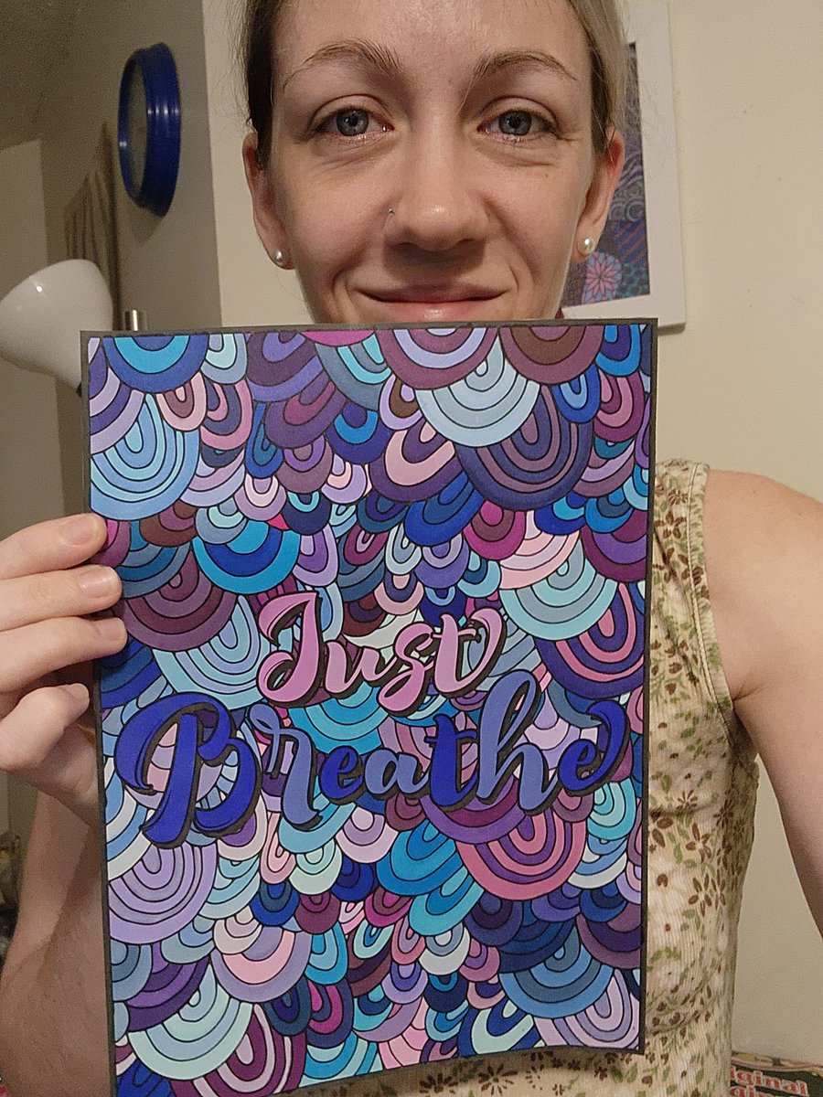 GM GM #NFTCommunity 💙💜

Happy Monday! 💜💙💜

Remember ⏬️⏬️⏬️

"Just Breathe"