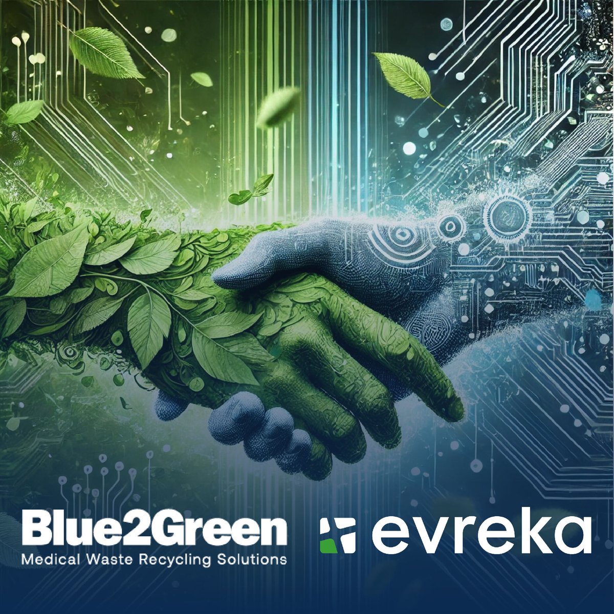 🌿Excited to announce our partnership with Blue2Green, optimizing waste flows in #healthcare! By leveraging data-driven insights, we will help reduce CO2 emissions, cut costs, and enhance recycling efforts, all while ensuring compliance with sustainability standards.♻️