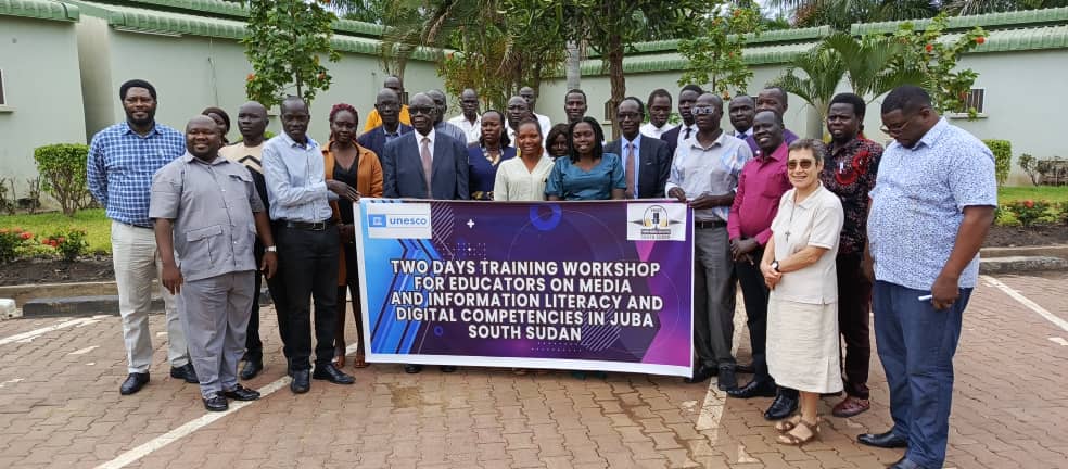 On the 7th of October, 2024, in collaboration with UNESCO, we started a two-day workshop on Media and Information Literacy (MIL) for educators at the Juba Grand Hotel. The workshop's goal is to equip educators with essential skills and knowledge in MIL and digital competencies.