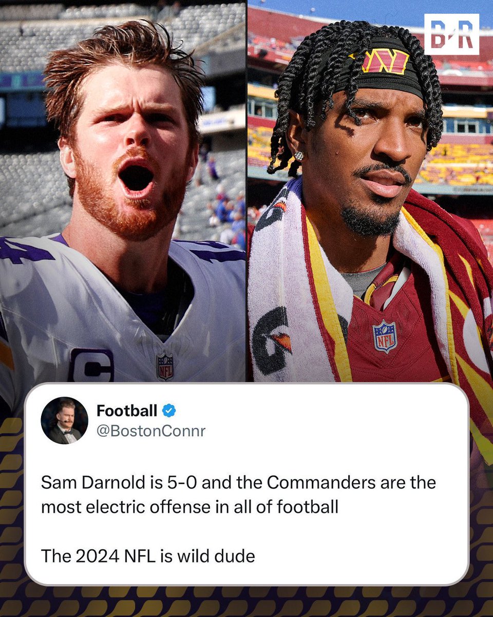 Been a wild start to the NFL season 👀 

5 weeks down what’s surprised you the most? 

(h/t <a href="/BostonConnr/">Football</a>)