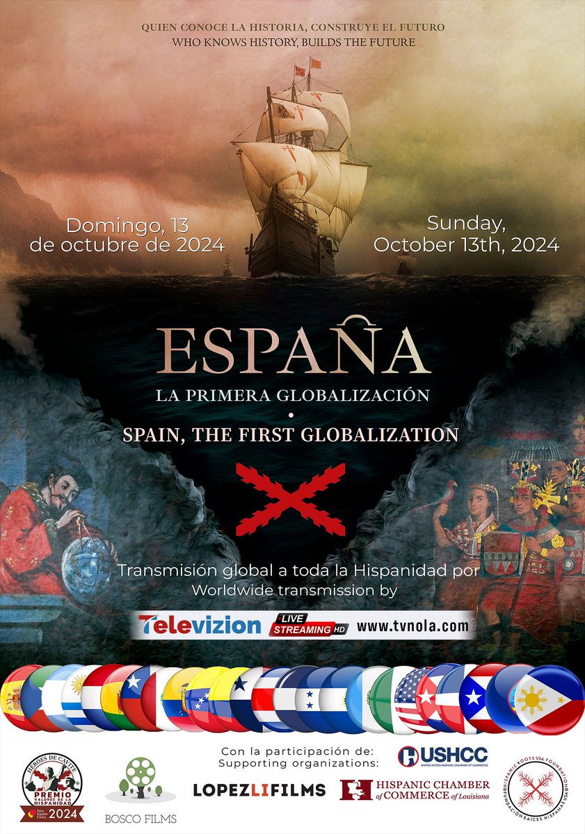 Domingo 13 de octubre de 2024
18 h.🇪🇸 Madrid 
17 h.🇬🇶 🇪🇭 
9 h.🇺🇸 (pacífico)
10 h.🇺🇸 (montaña)
11 h.🇲🇽 🇬🇹 🇨🇷 🇸🇻 🇭🇳 🇳🇮 🇺🇸 (central)
12 h.🇪🇨 🇨🇴 🇵🇦 🇵🇪 🇺🇸 (este)
13 h.🇻🇪 🇨🇱 🇵🇾 🇩🇴 🇨🇺 🇵🇷 🇧🇴
14 h.🇦🇷 🇺🇾 🇧🇷 (Río)
Emisión en directo a toda la Hispanidad por
TVNOLA.com