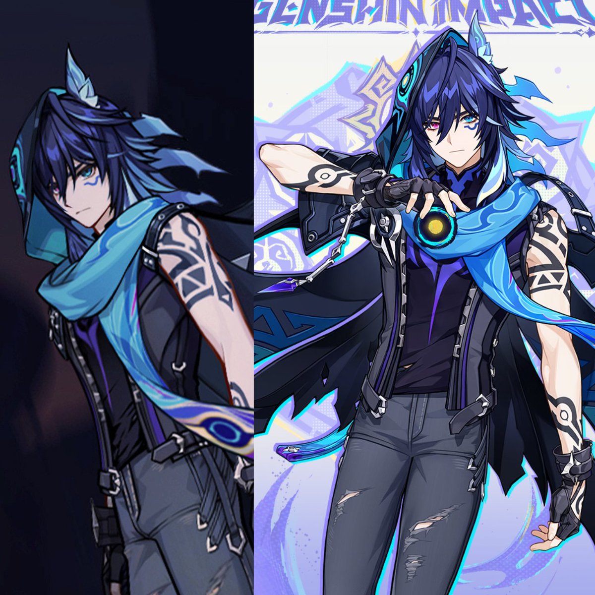 sy1via_'s tweet photo. to everyone who thought the pv ororon had more melanin, i tried restoring the colours and uh.
turns out he was never meant to have melanin in the first place... its so joever
#GenshinImpact #Ororon https://t.co/teNyjogaKN