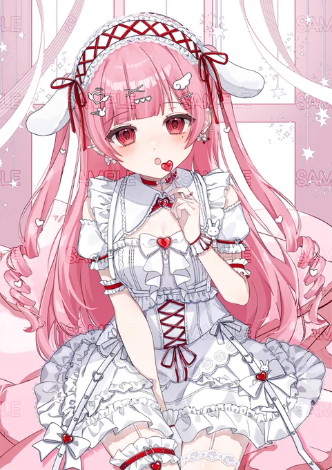 天使エルさんのソロイベント限定グッズにてイラストを担当させて頂きました、差分も沢山あるので楽しんでください! 