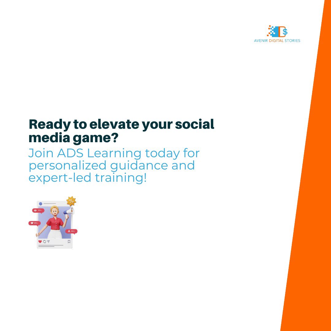 ads_learning's tweet photo. Want to master #social media strategy? #Enroll at ADS Learning, your go-to platform for digital #marketing skills. https://t.co/oI9tjdtyjv