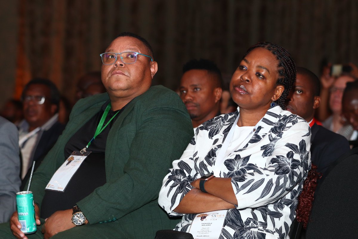DpmeOfficial's tweet photo. He was speaking at the @SAMEA_ZA Conference currently underway in JHB.
#We must continue to innovate & ensure that our M&E leads to tangible outcomesโparticularly in job creation, inclusive growth, climate resilience, and poverty alleviation,โ DM Mohai said.
#SameaConference https://t.co/f7jT4pHmJd