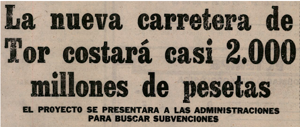 blocmmt's tweet photo. La carretera internacional que passava per Tor i mai no es va construir. Nova entrada a la MMT.
👉https://t.co/OpvZwZ1e57👈
#Tor #Notícies #BlocsEnCatalà #13cases #MuntanyaMaleïda #Carretera #Blogger https://t.co/FJrLQmqFJa