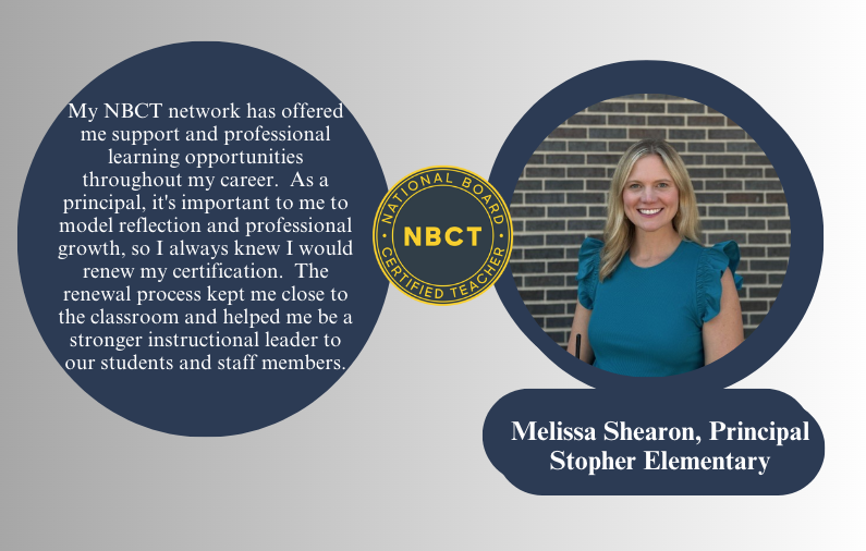 Spotlighting NBCTs in leadership positions -  Principal Melissa Shearon #wearejcps #jcpspdl