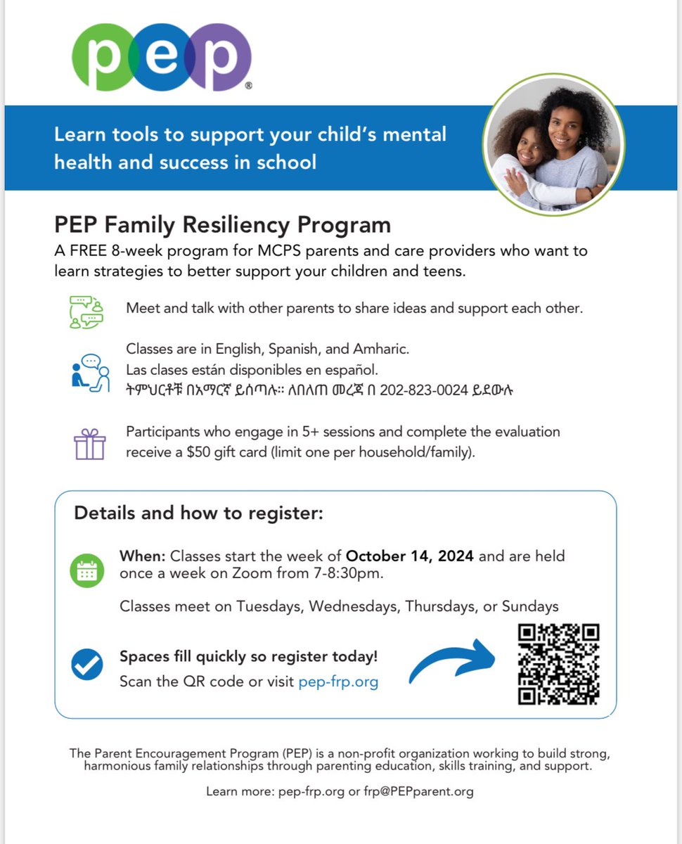 GalwayCSL's tweet image. PEP Family Resiliency Program-$50 GIFT CARD for attending 5 or more online sessions!