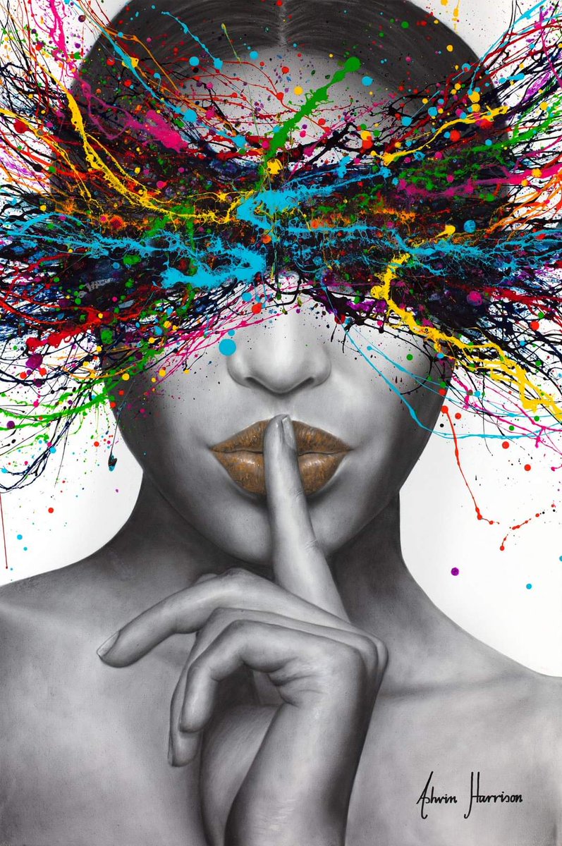 sanjabh's tweet photo. "Silence reveals itself only to itself, Only when we enter as nothing &amp; stay as nothing, will silence open its secrets."

Adyashanti 

artwork by Ashvin Harrison https://t.co/byj4c5C1X2