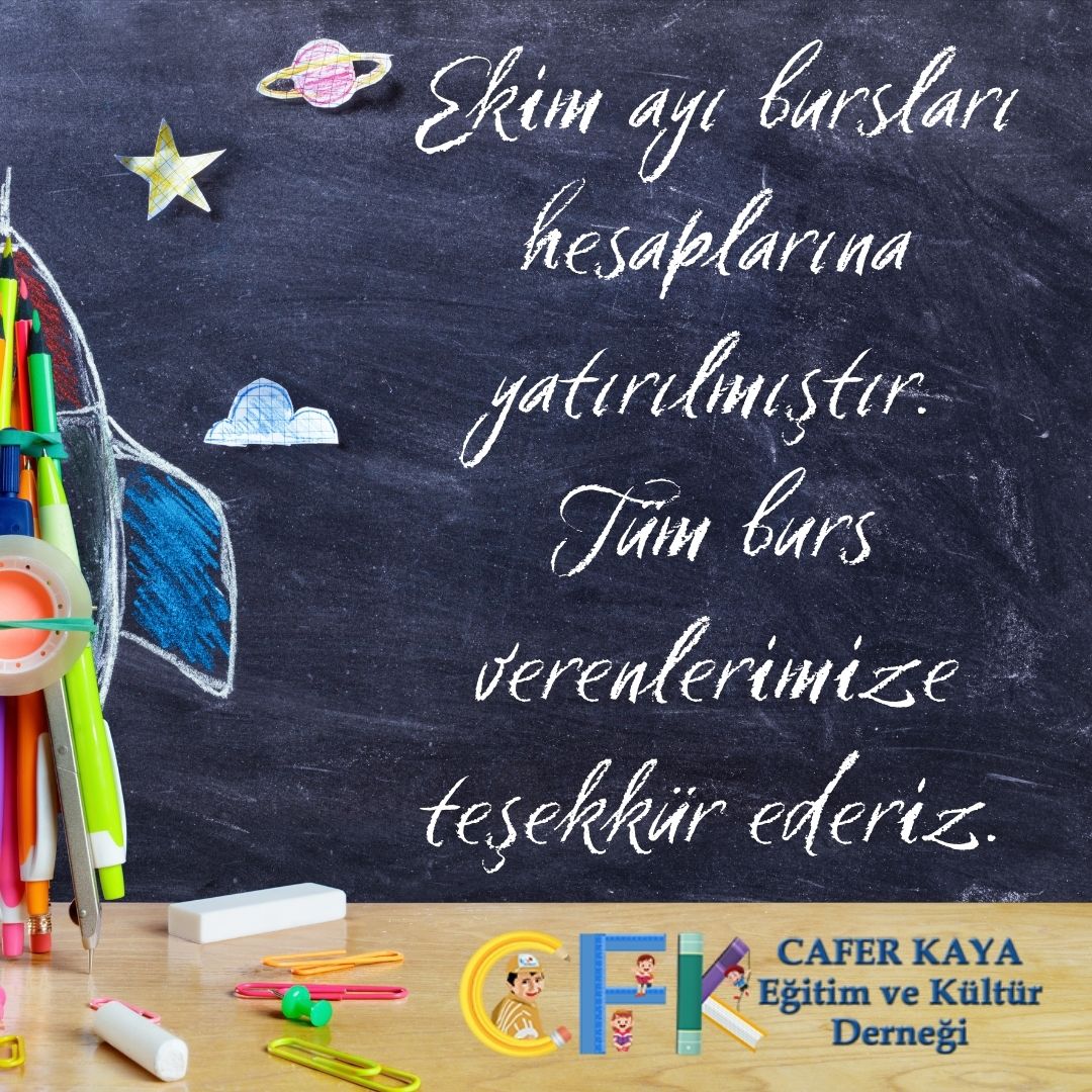 caferkayaorg's tweet photo. Ekim ayı bursları hesaplarına yatırılmıştır. Tüm #burs verenlerimize teşekkür ederiz. https://t.co/SC6tgoPk7Y