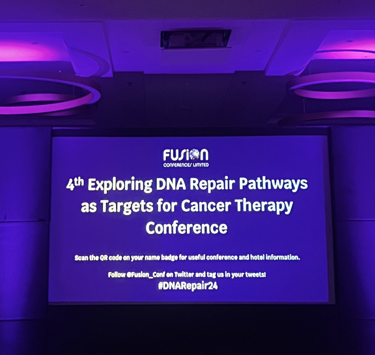 Day 1 of the DNA Repair Pathways meeting in Malta! <a href="/Fusion_Conf/">Fusion Conferences</a>