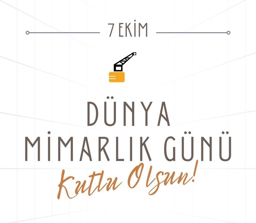 7 Ekim Dünya Mimarlık Günü Kutlu Olsun… #SanalŞantiye

Her yıl ekim ayının ilk pazartesi günü “Dünya Mimarlık Günü” olarak kutlanır. 
#mimar #mimarlık #dünyamimarlıkgünü