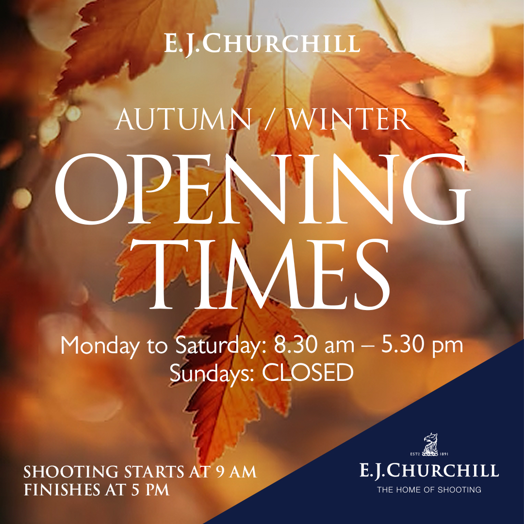 Autumn / Winter Opening Times 🎯
As the days grow shorter and winter approaches, our opening hours are changing with the seasons.

Updated Hours
Monday to Saturday: 8:30 am – 5:30 pm
Sunday: Closed

Please note that shooting is available from 9 am to 5 pm.