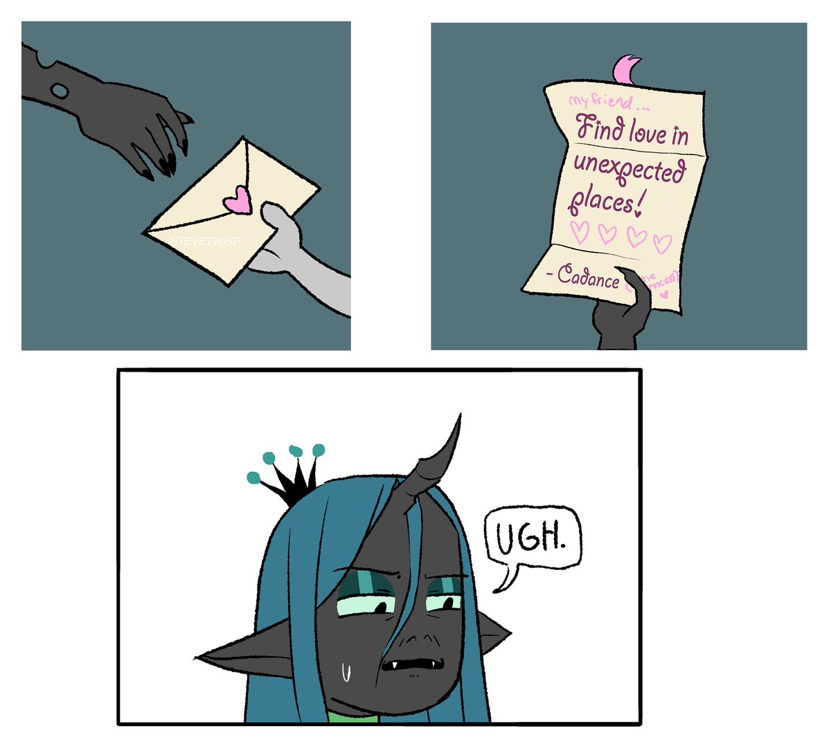 first meeting / cadance's letter