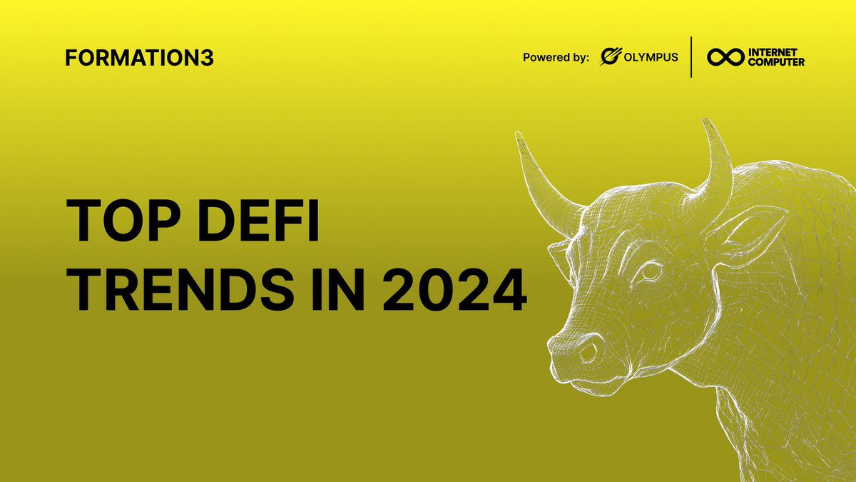 Formation_Three's tweet image. DeFi has come a long way since its early days, but what’s next for 2024?   

Spoiler alert: This year, DeFi is breaking boundaries in ways we haven’t seen before.   

Let’s dive into the most exciting trends shaping the future of decentralized finance! 🚀 1/10🧵