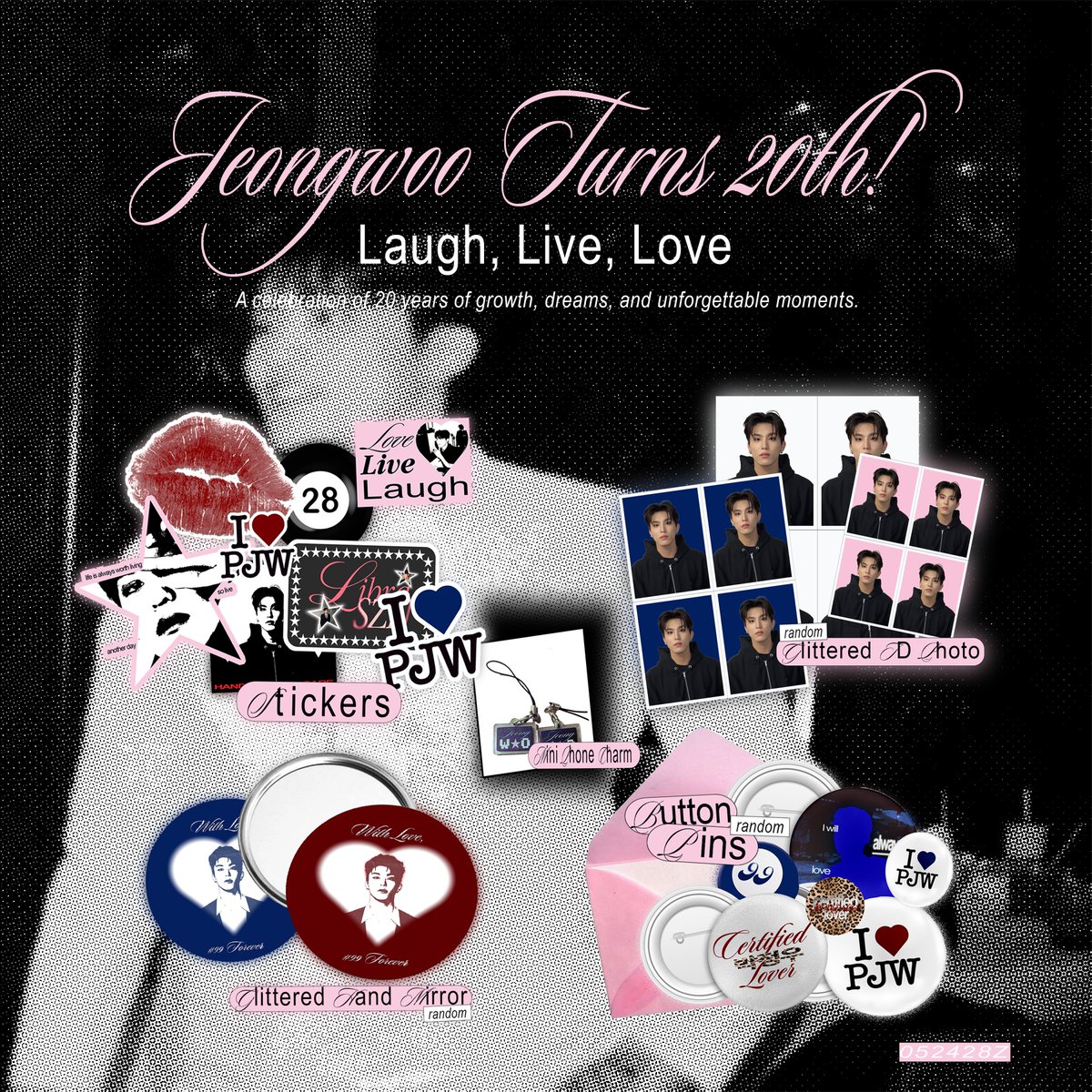 (★) Jeongwoo Birthday Kits 𝘣𝘺 @052428z 🎱🍸 (★)

Jeongwoo Turns 20th!
🍸 Laugh, Live, Love
𝘈 𝘤𝘦𝘭𝘦𝘣𝘳𝘢𝘵𝘪𝘰𝘯 𝘰𝘧 20 𝘺𝘦𝘢𝘳𝘴 𝘰𝘧 𝘨𝘳𝘰𝘸𝘵𝘩, 𝘥𝘳𝘦𝘢𝘮𝘴, 𝘢𝘯𝘥 𝘶𝘯𝘧𝘰𝘳𝘨𝘦𝘵𝘵𝘢𝘣𝘭𝘦 𝘮𝘰𝘮𝘦𝘯𝘵𝘴.

[Free Claimed; limited qty]

(Cont.)