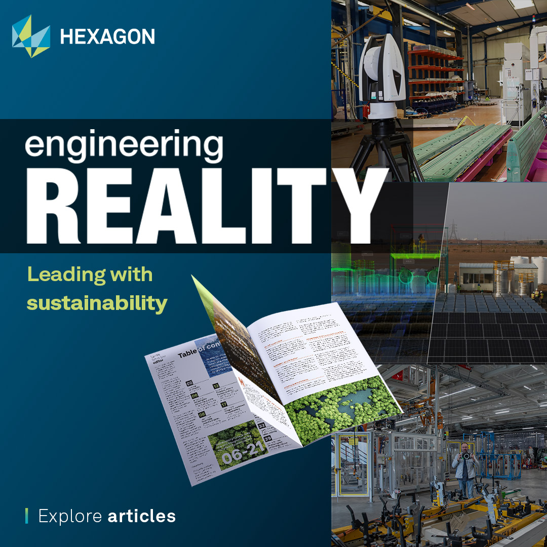 HexagonMI's tweet image. 💡Join Hexagon&apos;s journey towards a sustainable future in our latest #EngineeringReality magazine 🔎 hxgn.biz/4g6Y3gq

Offering best practices, insightful case studies, and thought leadership on sustainability in manufacturing. 🌱

#SustainabilityInManufacturing