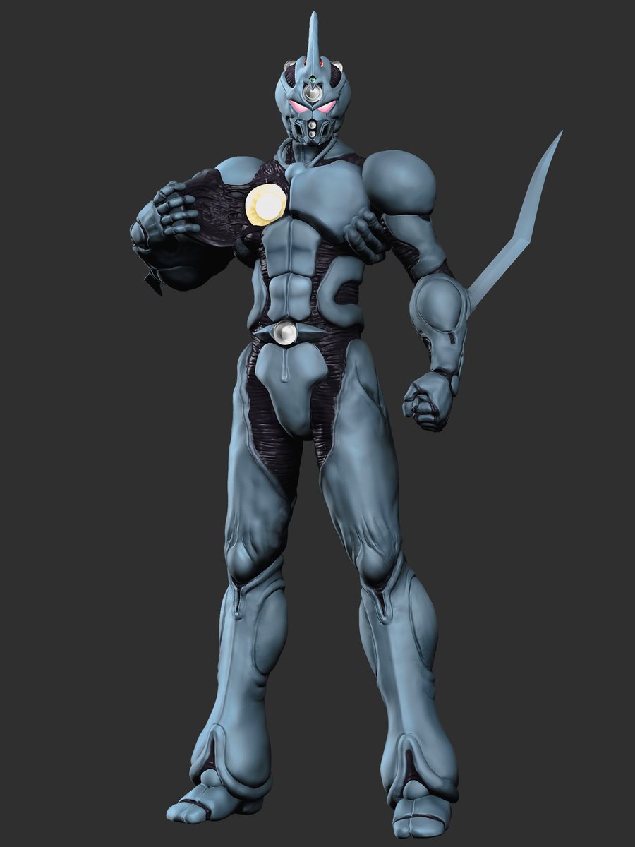 govetis's tweet photo. 【ガイバーI】
一応静止画も…。
ZBrush内で完結させてます。
#強殖装甲ガイバー #ガイバー1 #guyver #guyver1 #zbrush #3dcg https://t.co/QZI1dDc3oN
