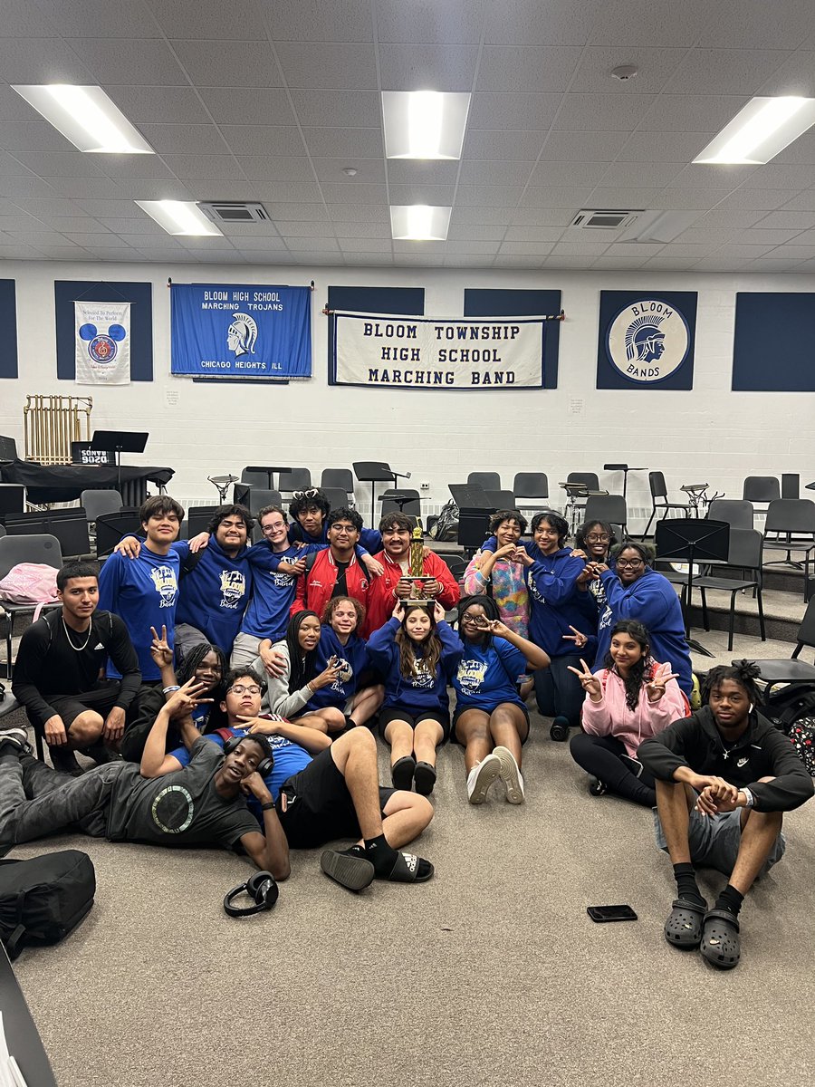 The Blazing Trojan Vanguard had another great weekend earning a 2nd place finish in class 1A at the Providence Catholic Marching Invitational! 
<a href="/DrNavarre/">Supt. Lenell Navarre</a> <a href="/DrJLAnderson/">Dr JLAnderson</a> <a href="/PrincipalKeene/">Glynis Keene</a> <a href="/Bloomtwpbands/">Michael Bielecki</a>