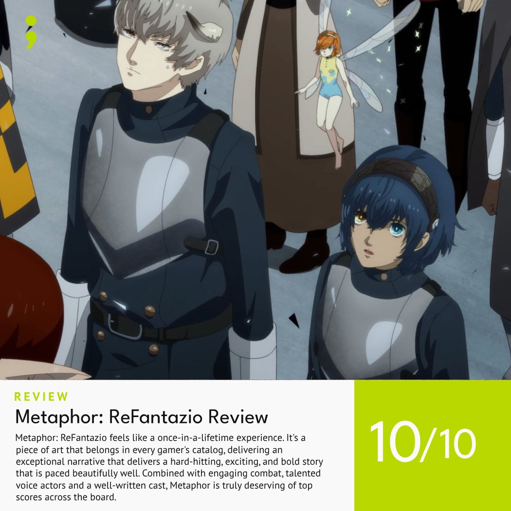 "Metaphor: ReFantazio is a masterpiece"

Read our 10/10 review of the great RPG here: tldp.gg/reviews/metaph…

<a href="/SEGA/">SEGA</a> <a href="/Atlus_West/">Official ATLUS West</a>