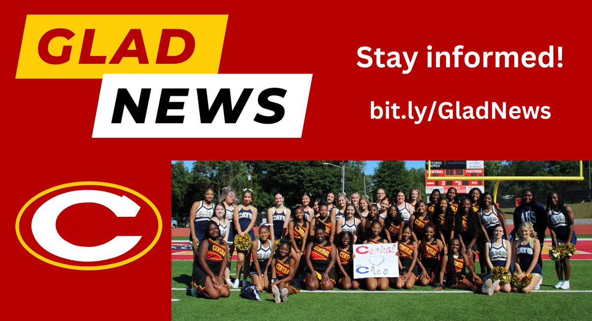 Gladiators! Check out this week's Glad News by going to bit.ly/GladNews. Find info about this week's chorus concert &amp; college visits, the upcoming fall break, JROTC's breast cancer fundraiser, club &amp; athletics dates, student &amp; faculty accolades, &amp; more. #clarkecentral