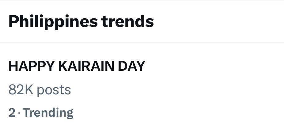 Can I get five hundred replies? Kaimates and Kairains kaya? 

reply “all for krain” fifty times with the official tagline 

HAPPY KAIRAIN DAY