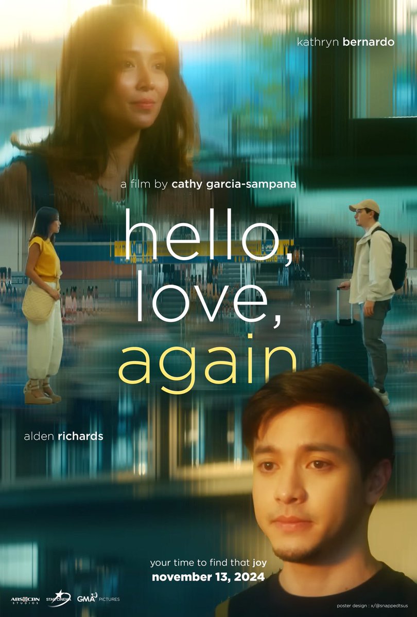 djpedopilya30's tweet photo. #HelloLoveAgain
This fan/artist made poster is so giving!! Buhay na buhay ang emotions..sakit ๐ญ
#JOYisGONE https://t.co/80U3b28xHc