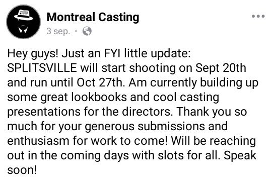 DJNewsBRA's tweet photo. 🚨 | Novidades sobre Splitsville!

As gravações de 'Splitsville' começaram no dia 20 de setembro e irá até 27 de outubro. As filmagens estão sendo feitas em Montreal, Canadá.

Lembrando que Dakota tem outro filme (que até o momento não foi anunciado) para gravar ainda esse ano. https://t.co/PoNlq2EjJF